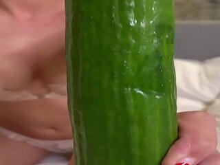 Cucumber Masturbation