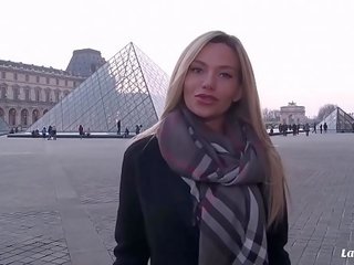 La novice - bystiga ryska blondie subil arch blir krossas hård av franska putz